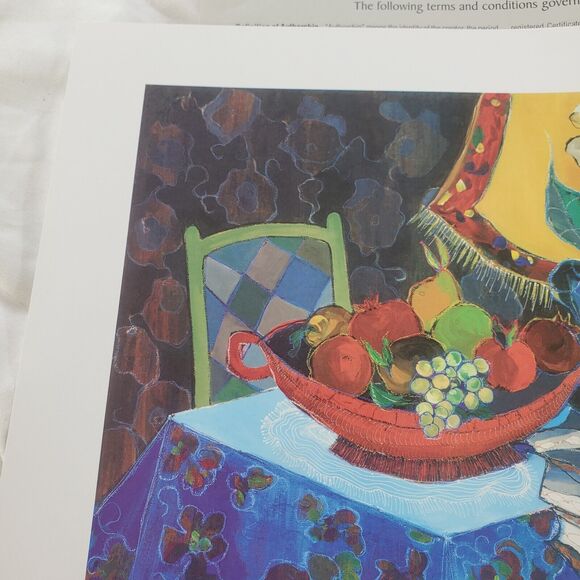 Itzchak Tarkay COA Too Cold at Home Seriolithograph Certificate Of Authenticity - Picture 3 of 10